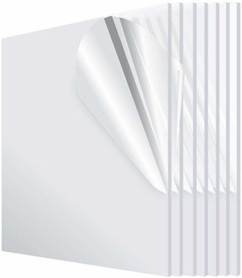 ROSAVA ACRYLIC CLEAR SHEET TPPLAC12 X 12 INCHES PACK OF 6 30.48 cm Acrylic Sheet(3.1 mm)