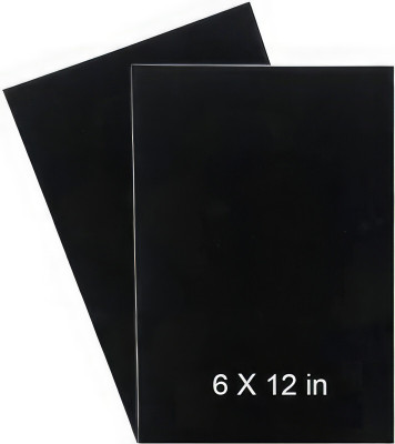 Gojeeva 2 Pack 6x12 Inch Clear Acrylic Sheet Board-Perfect for DIY Art and Craft Project 6 inch Acrylic Sheet(3 mm)