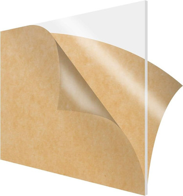 SureLaserCut Clear Acrylic Sheets 12x12 Square Sheet DIY Crafts Projects, Photo Frames 30 cm Acrylic Sheet(3 mm)