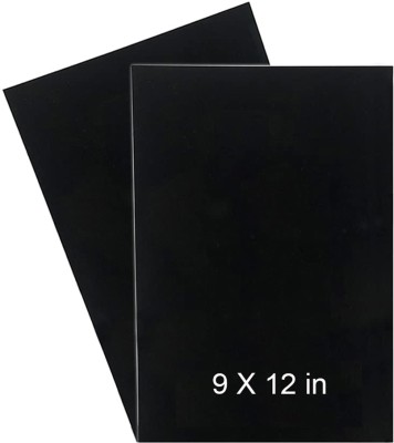 Parikshit Sublimation 9x12 Inch acrylic glass sheet board for writing art and craft home décor 2pcs 9 inch Acrylic Sheet(3 mm)