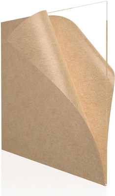 Gojeeva Premium Acrylic Sheet 12X12 Inch Packof 1 pc for Glass Painting(3mm,Transparent) 12 inch Acrylic Sheet(3 mm)