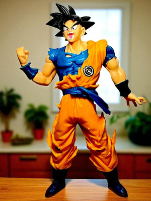 SSAppliances Goku Action Figure | 17 cm Dragon Ball Z Anime Collectible in Aggressive Action(Multicolor)