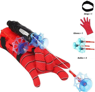 FANSEEKART Spiderman Web Shooter Cross Bow Launcher Toy for kids_JKS(Red)