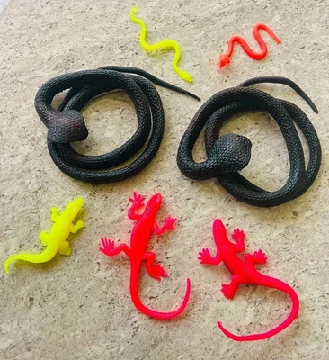 Vedy toys for kids snake & lizard gang set(Multicolor)