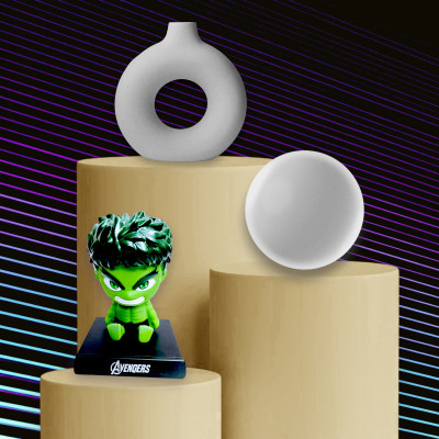 gtrp Super Hero Hulk Action Figure Limited Edition Bobblehead with Mobile Holder 22(Multicolor)
