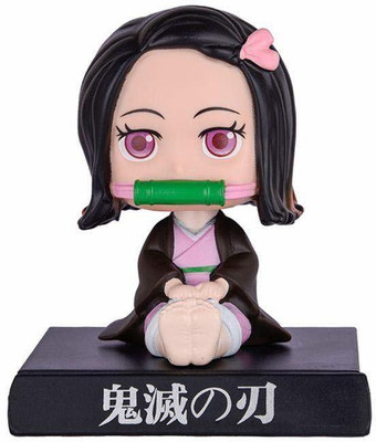 RVM Toys Bobble Head Demon Slayer Nezuko for Car Dashboard Action Figure Toys Bobblehead(Multicolor)