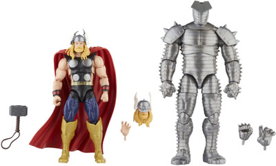 MARVEL Legends Series Thor vs Destroyer, Avengers 60th Anniversary Collectible 6-Inch A(Multicolor)
