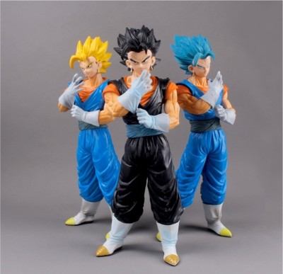 Lil Tara 3 Styles Anime DBZ Super Saiyan GoKu Vegetto 33CM PVC Action Figure (Any 1)(Yellow, Blue, Black)