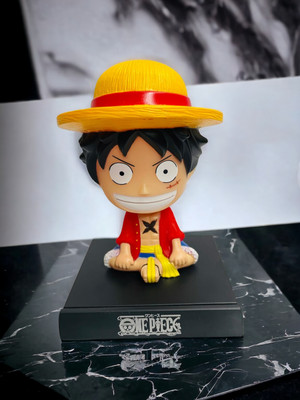 gtrp Super Hero Monkey D Luffy Action Figure Limited Edition One Piece Bobblehead 85(Multicolor)
