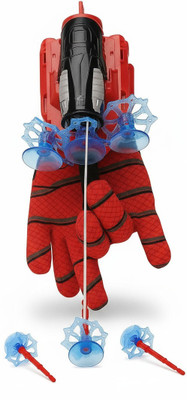 CUTOIS Spider Shooter Toy ,Web Blaster Hero Glove Set(Red)