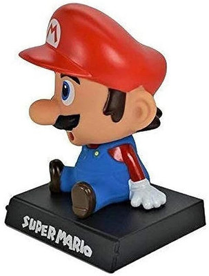 GKM Famous Game Character Super Mario Luigi Bobblehead Action Figure Bobble Head(Multicolor)
