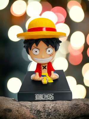 gtrp Super Hero Monkey D Luffy Action Figure Limited Edition One Piece Bobblehead 81(Multicolor)