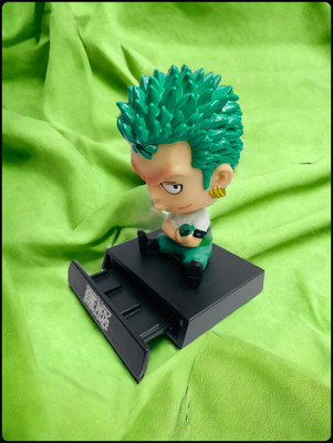 gtrp Figure-Roronoa Zoro Anime Bobblehead Toy | Bobble Head 18(Multicolor)