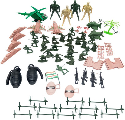 Felinar Army Men Toys for Boys and girls, 60 PieceArmy Toys Soldiers Set for Kids(Multicolor)