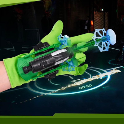Ji And Ja Spider Gloves Launcher Wrist Toy Spider Web Shooters for Kids(Multicolor)