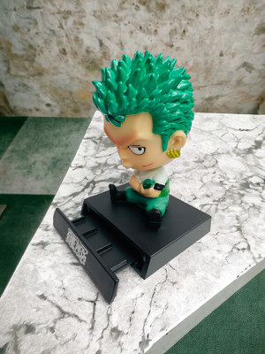 gtrp Roronoa Zoro Anime Bobblehead Toy | Action Figure Bobble Head 10(Multicolor)