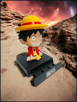gtrp ACTIONFIGURE-Super Hero Monkey D Luffy Limited Edition One Piece Bobblehead 34(Multicolor)