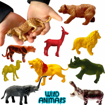 SHIV TOYS Animal World Toys -Ideal for Learning and Fun Playing(Multicolor)