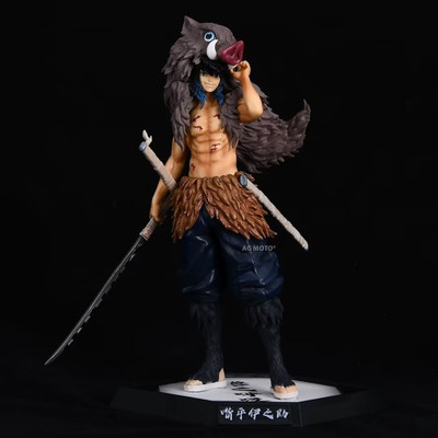 AG MOTO Demon Slayer Inosuke Hashibira 30CM Anime Action Figure Figure Toy(Multicolor)