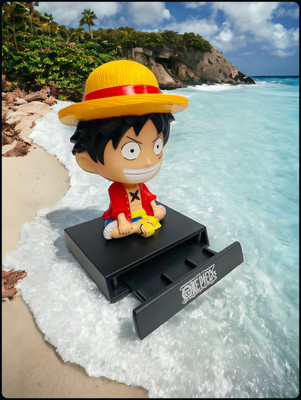 gtrp Figure-Super Hero Monkey D Luffy Limited Edition One Piece Bobblehead 13(Multicolor)