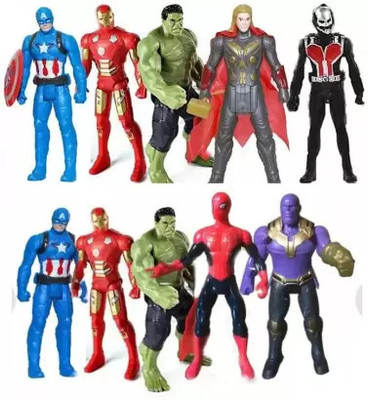 RIGHT SEARCH Combo Pack of 2 Super Heros Toy Set(Multicolor)