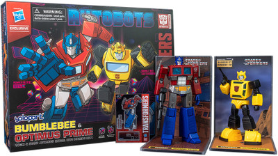 TRANSFORMERS AMK Series W2 Generation One Optimus Prime&Bumblebee Action Figure, Age 15+(Multicolor)