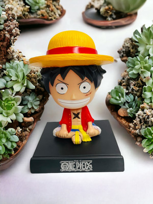 gtrp Super Hero Monkey D Luffy Action Figure Limited Edition One Piece Bobblehead 71(Multicolor)