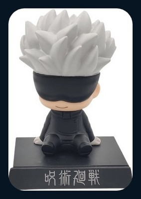 gtrp ACTIONFIGURE-Satoru Kaisen Bobble Head for Car Dashboard and Office Desk(Multicolor)