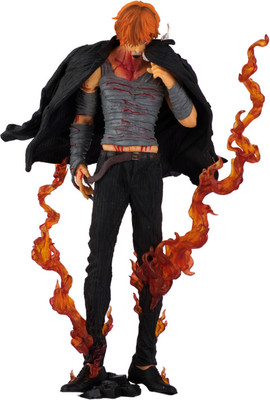 OFFO One Piece Sanji Blood Bath Smoking Action Figure For Home Decor and Office Desk(Multicolor)