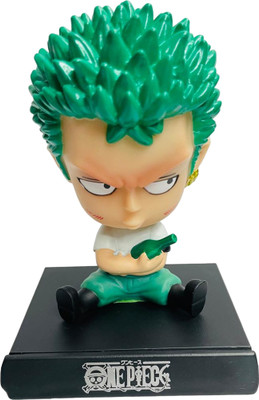 gtrp Roronoa Zoro Anime Bobblehead Toy | Action Figure Bobble Head 103(Multicolor)