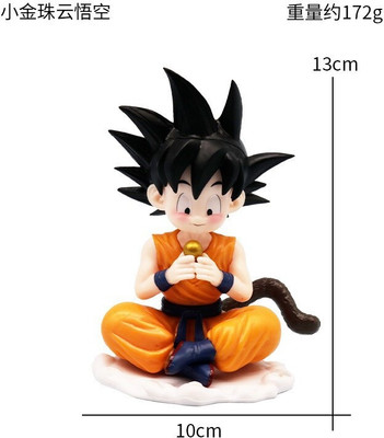 msvfashions Kid Goku Collectible Figurine – Dragon Ball Series (10cm x 13cm)(Multicolor)