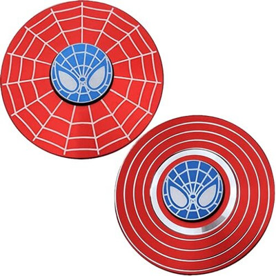 Toybot Superhero Metal Fidget Spinner High Speed Random Design 2 Pcs Hand Spinner(Multicolor)