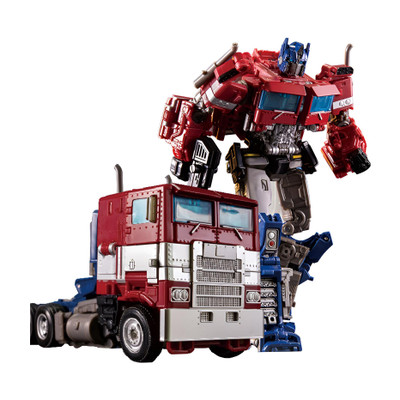 Metaformation 7" Sai Star Commander Transforming Robot Truck 2-in-1 Action Figure Toy(Red, Grey)