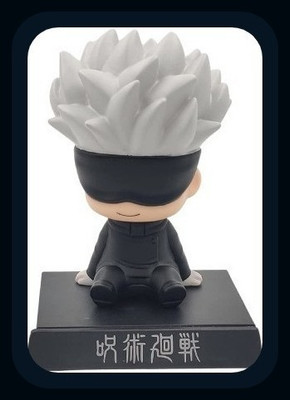 gtrp Figure-Satoru Kaisen Bobble Head for Car Dashboard and Office Desk(Multicolor)