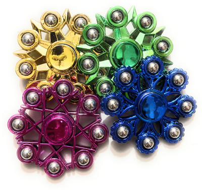 valuableplus Spinner Metal Ultra Speed Stylish 8 Corner Design Mind Relaxing Spinner for Kids(Multicolor)