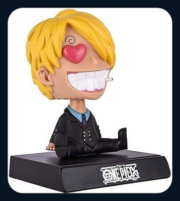 gtrp ACTIONFIGURE-Bobblehead with Mobile Holder for Dashboard 54(Multicolor)