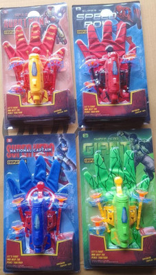 Dherik Tradworld Spider Web Shooters For Kids,Spider Web Shooter,Spider Launcher Wrist Toys(Multicolor)