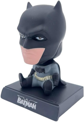gtrp BAT-MAN 2 Bobblehead with Mobile Holder for Car Dashboard, Office(Multicolor)