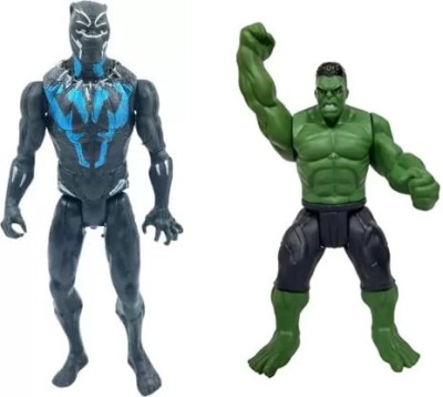 khilona waala Pack Of Avenger Super Heroes BLACK PANTHER & HULK Toys For Kids Boys(Multicolor)