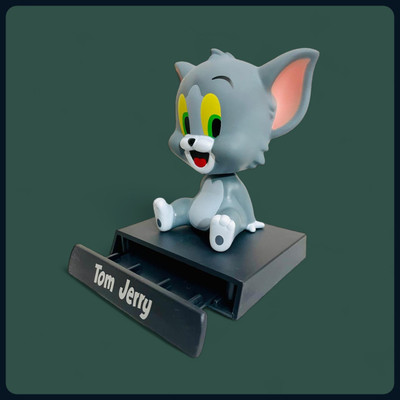 gtrp ACTIONFIGURE-Cartoon Tom and Jerry Bobble Head for Decor Car Dashboard Desk 40(Multicolor)