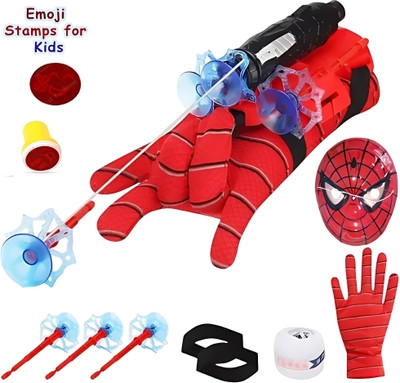 JUNNUREN Spider Web Shooters Toys for birthday gift for kind.(Red)