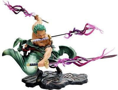 Verity One Piece Anime Lorenor Zorro Figure (15cm)(Multicolor)