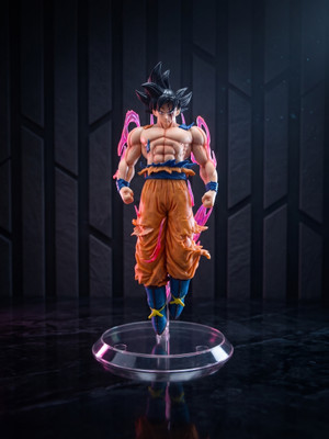 World Gift Mart Anime Warrior Action Figure Collectible Statue | Premium PVC Display Toy 21Cm(Orange)