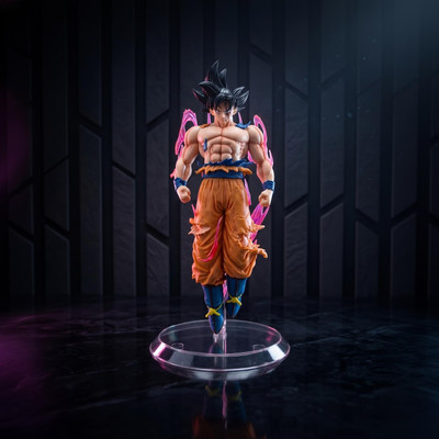World Gift Mart Anime Warrior Action Figure Collectible Statue | Premium PVC Display Toy 21Cm(Orange)