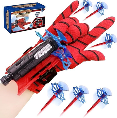 Kidzfun Spider Web Shooters Toy for Kids(Red)