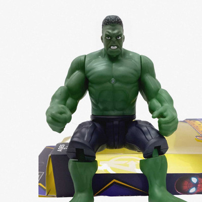 AS TOYS Hulk Marvel Avengers Superhero Action Figure Toy Set for Kids. Pack of 01Pc(Multicolor)