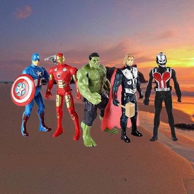 Toyporium Avengers Toys|Set of 5 Twist And Move Super Hero Action Figure For Kids|A16(Multicolor)