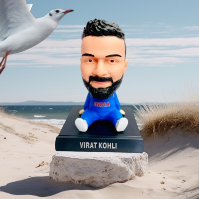 gtrp Super Hero Virat Kohli Action Figure Limited Edition Bobblehead 20(Multicolor)