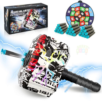GEEKY KIDZ Hammer Gun Toy(Multicolor)