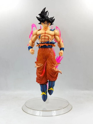 World Gift Mart Dragon Ball Z Super Saiyan Action Figure- Miniature Toy Figure Doll Height- 24cm(Multicolor)